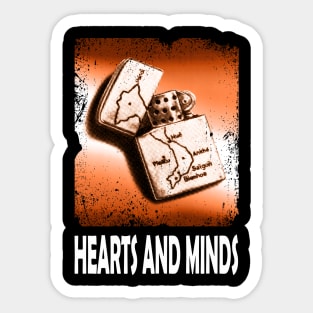 War and Peace and Minds Cinematic Apparel Sticker